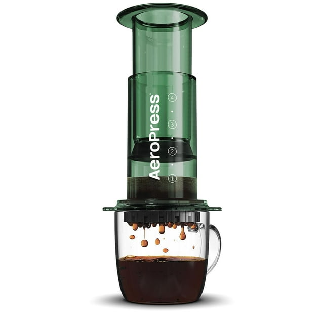 Coffee Press AeroPress Clear Green 3-in-1 Brew Method