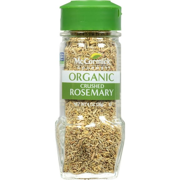 McCormick Organic Crushed Rosemary - 1 oz- Pack of 2