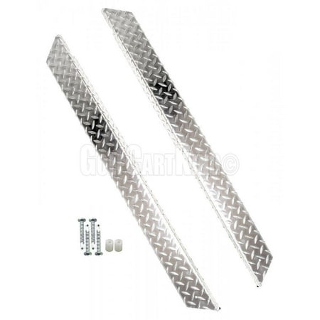 Club Car Diamond Plate - Club Car DS Golf Cart Diamond Plate Full Rocker Panels .125 ga. 82-up