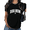 Black, variant on White Dog Mom Minimalist Paw Print Tshirt Graphic Tees Shirts Dog Mom Casual S-5XL Tops