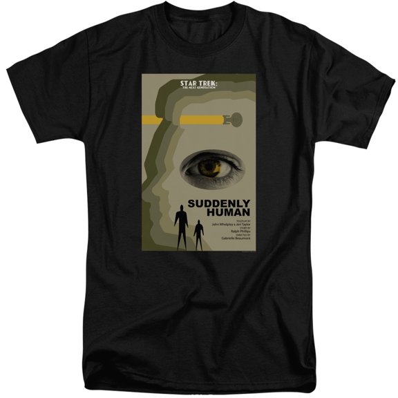 Star Trek Tng Season 4 Episode 4 Adult Tall T-Shirt 18/1 T-Shirt Black