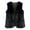 Black B, variant on Ashirexll Womens Vests Outerwear, Womens Winter Coats, Sleeveless Solid Color Short Warm Top Jacket For Casual Wear