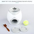 thumbnail image 5 of New2022 Dog Interactive Toys Pet Tennis Ball Throwing Fetch Machine Cats Fda Food Dispensing Reward Game Training Tool Dog Slow, 5 of 5
