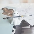 thumbnail image 5 of Halloween Ghost Figurine Funny Pen Holder Ghost Statue Halloween Figures,Ghost Decor,for Halloween Decorations,Desk Indoor and Porch Spooky Home Decor,2.5x3 inch (Z4-White), 5 of 8