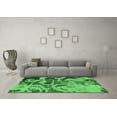 thumbnail image 3 of Ahgly Company Indoor Round Persian Emerald Green Bohemian Area Rugs, 4' Round, 3 of 4
