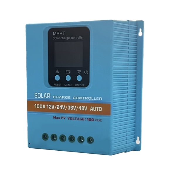Controlador de Carga Solar MPPT 12V 24V 36V 48V Pantalla LCD Panel Solar Batería Regulador Solar Inteligente 100A