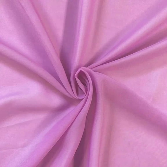 Solid Chiffon Fabric Polyester Dress Sheer 58'' Wide By The Yard Orchid