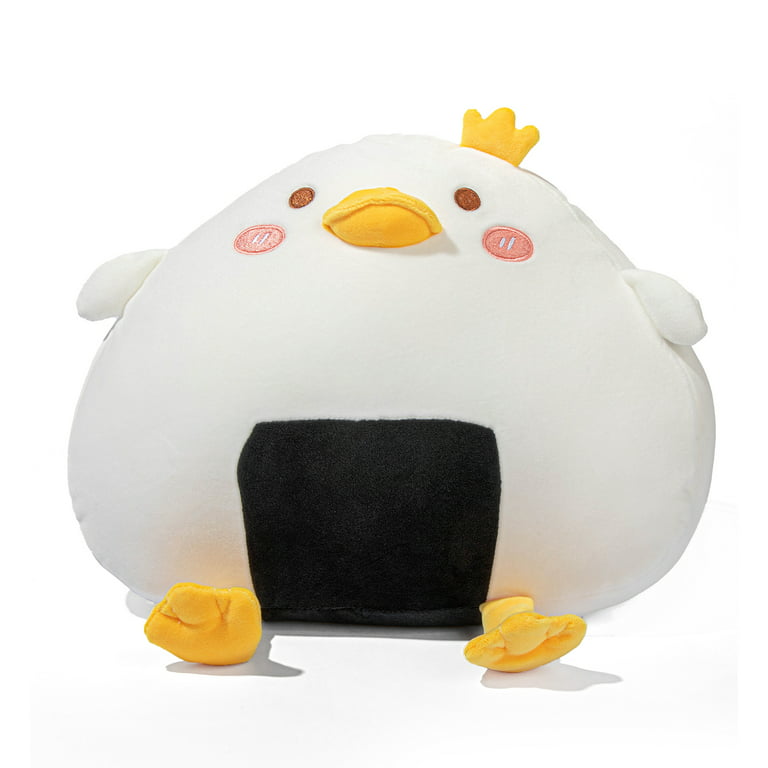 Kawaii Soft Stuffed Duckie Hanging Legs Seat Cushion Plush - Peachymart