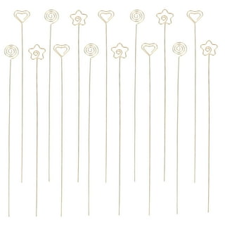 80pcs 12 Plastic Floral Picks Transparent Fork Shape Head Card Holders Flower  Picks for Floral Arrangement Gift Cards Place Cards Food Labels Weddings  Parties Decoration