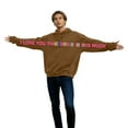 thumbnail image 5 of Matching Couples Hoodies I Love You This Much, Valentines Day Couples Hoodies Oversized Long Sleeve Sweatshirts Cute Message Print Pullover Tops, 5 of 8
