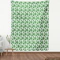 thumbnail image 4 of Ambesonne Philodendron Fabric by the Yard Upholstery, Detailed Drawn Leaves, 1 Yard, Fern Green and White, 4 of 5