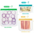 thumbnail image 2 of 21 piezas-bolsa de conservación de alimentos-ver comentarios Fokelyi WMZL-1254, 2 of 7