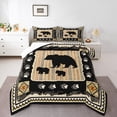 thumbnail image 2 of Feelyou Farmhouse Bear Print Queen Comforter Set, Woodland Animal Bedding Sets, Teens Boys Girls Kids Bedding Comforter Set, Lightweight Room Decor, 3 Pieces, 2 of 8