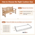 thumbnail image 5 of Favoyard Outdoor Bench Cushion, 5 of 8