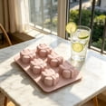 thumbnail image 4 of 2 Pack Tulip Ice Cube Tray 1.5 Inch Flower Silicone Ice Cube Tray with Covers, Easy Release Large Ice Cube for Drinks Bourbon & Homemade Juice, 4 of 5