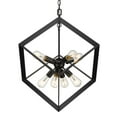 thumbnail image 2 of Golden Lighting 2083-8P BLK Architect 8 Light Pendant, Black, 2 of 4