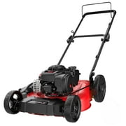 PowerSmart 125cc B&S Engine 21 inch2-in-1 Gas Push Lawn Mower with 6-Position Height from 1.5" to 3.9"