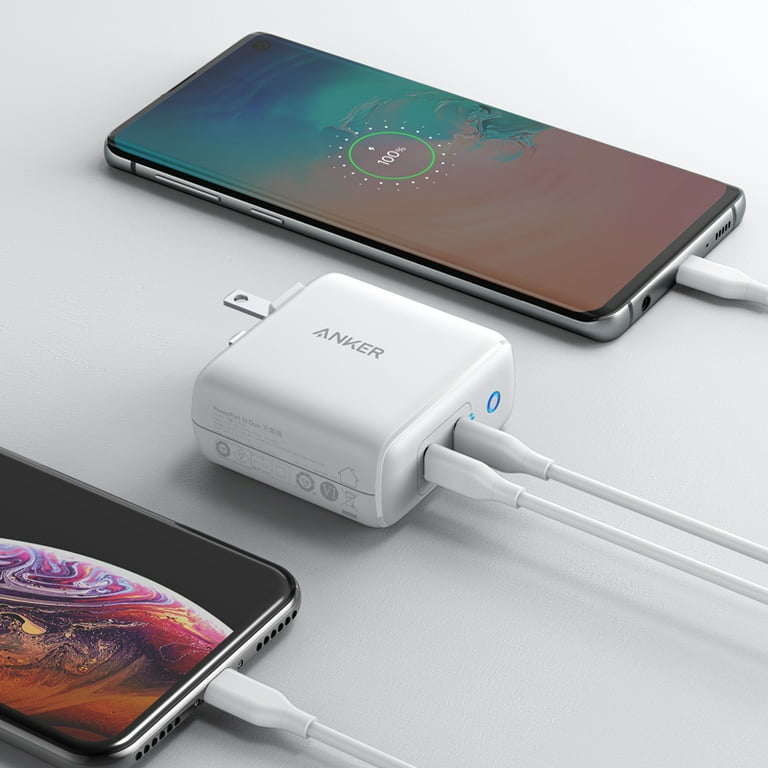 Anker USB-C 40W Wall Charger with Ports Foldable PowerPort III