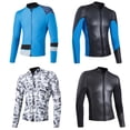 thumbnail image 4 of Traje de buceo con esnórquel, chaqueta superior, traje húmedo, traje de neopreno Anti- de manga negro brillante Zulema Traje de neopreno para mujer, 4 of 8