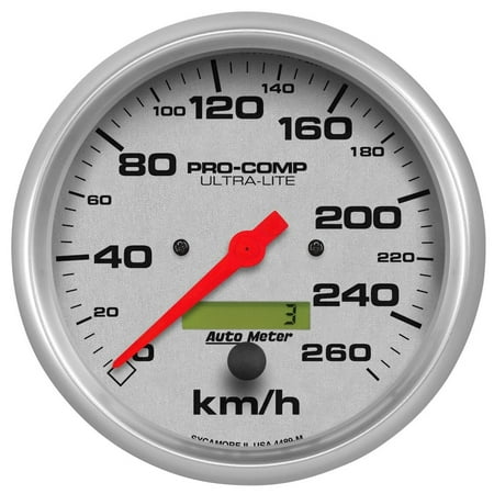 Autometer 5in U/L Speedometer - 260KPH Metric