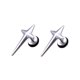 thumbnail image 5 of Pendientes de inoxidable pteado para mujer Zulema Pendientes, 5 of 8
