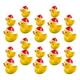 thumbnail image 3 of Gymnture 20pcs Tiny Christmas Ducks Mini Resin Ducks Miniature Ornaments Dollhouse Duck Statues Garden Decorations Duck Figurines, 3 of 10