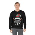 thumbnail image 5 of Chemical Engineer Elf Unisex Sweatshirt, S-2XL Christmas Engineering Elves, 5 of 9