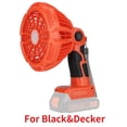 thumbnail image 1 of Ventilador Vertical para Bosch/Milwaukee/Ryobi/BlackDecker/Craftsman/Makita BL1830 para Dewalt DCB183 Batería de Litio de 14.4-20V, 1 of 13