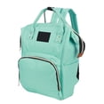 thumbnail image 2 of Bolsa de pañales de maternidad, mochila impermeable para pañales de bebé, bolsa de lactancia para mamá de gran capacidad, verde, 2 of 15