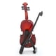 thumbnail image 5 of Decoración de instrumentos para casa de muñecas modelo de violín 1/6 miniatura de madera no tóxica para adorno ANGGREK Otros, 5 of 8