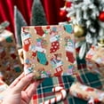 thumbnail image 6 of Christmas Wrapping Paper, Kraft Christmas Socks Design Gift Wrapping Paper Suitable for Holiday, Mini Roll (17 Inch X 32.8 Feet), 6 of 12