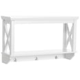 thumbnail image 2 of RiverRidge Home La Crosse 3 Hook Wall Shelf - White, 2 of 10