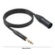 thumbnail image 5 of Cable de audio TRS a XLR de 6,35 mm, Cable TRS de un cuarto de pulgada a XLR para micrófono, 5 of 8