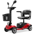 thumbnail image 1 of Ecolo Cycle ET4 Move 4 Wheel Mobility Scooter for Adults and Seniors - Health Canada Approved - Lightweight Foldable Electric Scooter with LED Lights, Rear Suspension & Detachable Basket - Red, 1 of 10