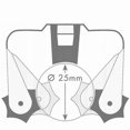 thumbnail image 4 of Bess Bess Broom Holder, Shovel & Garden Tool, Wall Mounted Spring Steel, Easy to Install 5 Pieces, 4 of 4
