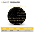 thumbnail image 5 of Yuyamidu American Flag Tire Cover Camo Spare Wheel Tire Cover Wheel Protectors Patriotic Tough Tire Cover Universal Fit for RV Trailer SUV Truck Camper, 5 of 5