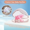 thumbnail image 3 of Pacifier Case,Happon 4 Pack Pacifier Holder Case,Transparent Pacifier Container Box for Travel,Essential Pacifier Accessories, Easy to Clean(Transparent), 3 of 7
