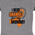 thumbnail image 3 of Inktastic I Wear Orange for My Mommy Multiple Sclerosis Awareness Boys or Girls Baby Bodysuit, 3 of 4