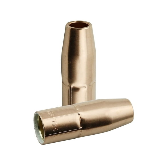 WeldingCity 2-pk Gas Nozzle 169-724 169724 1/2" for Miller Millermatic M-25 M-40 and Hobart MIG Welding Guns