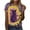 Multicolour, variant on LUOGENLI T-shirts for Women's Short Sleeve Tie Dye T Shirt Animal Motif Top with Cat Cow and Giraffe Pattern Casual Loose Fit Tunic Blouse for Teen Girls Womens T-shirts Graphic Tees Summer Clothes S