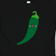 thumbnail image 4 of Inktastic Green Chili Pepper Kawaii Boys or Girls Baby T-Shirt, 4 of 5