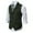Green, variant on Men's Herringbone Tweed Suit Vest Vintage Lapel Vest Slim Fit Single-breasted Vest Men's Coat