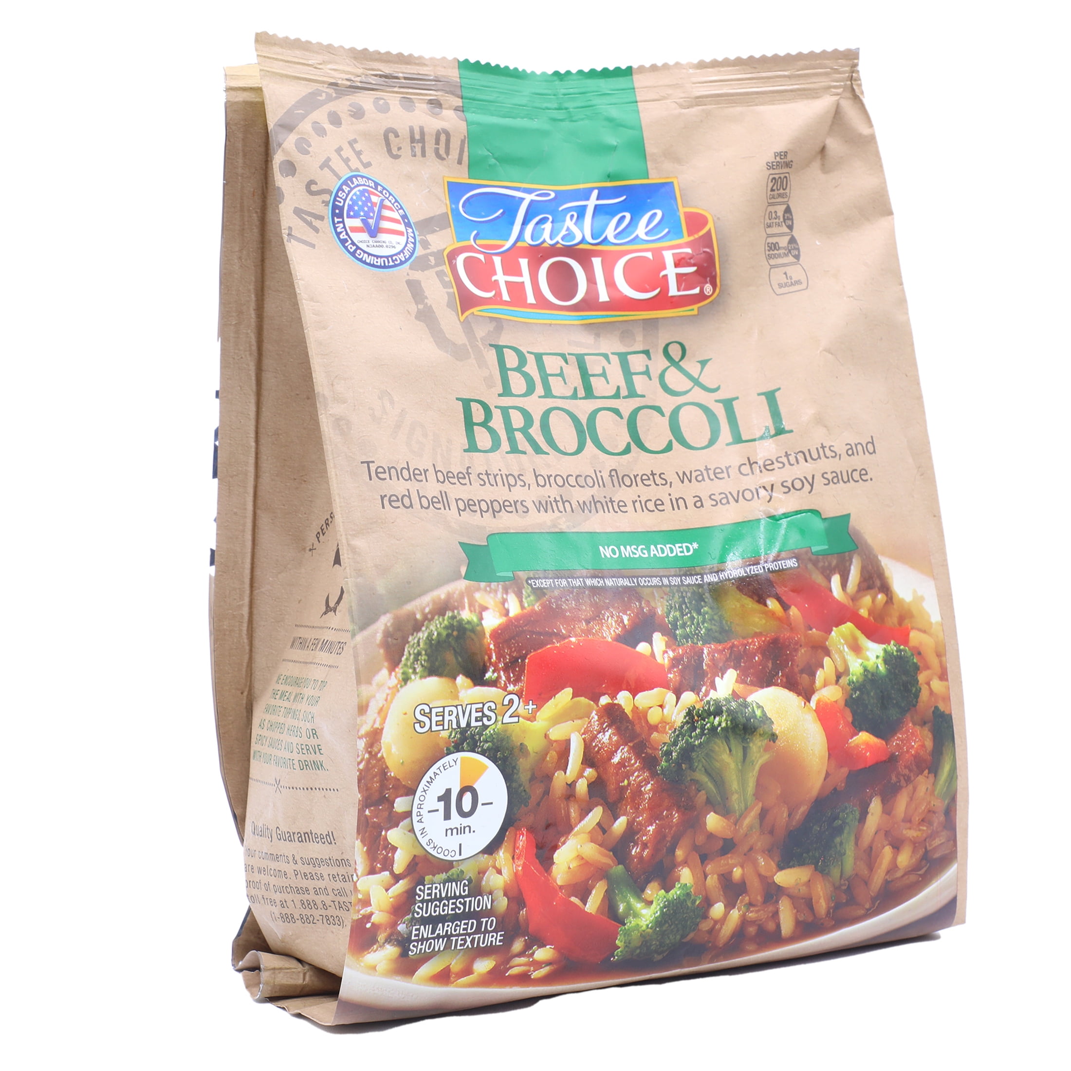 Tastee Choice Beef & Broccoli, Frozen Meal 24 oz.