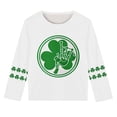 thumbnail image 5 of Blusas y camisas de manga larga con cuello redondo, moda del Día de San Patricio, blusa informal con estampado bonito de manga larga para niños y niñas., 5 of 5