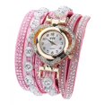 thumbnail image 4 of Reloj de pulsera jinwen lujo mujer esfera corazón rosado, 4 of 6