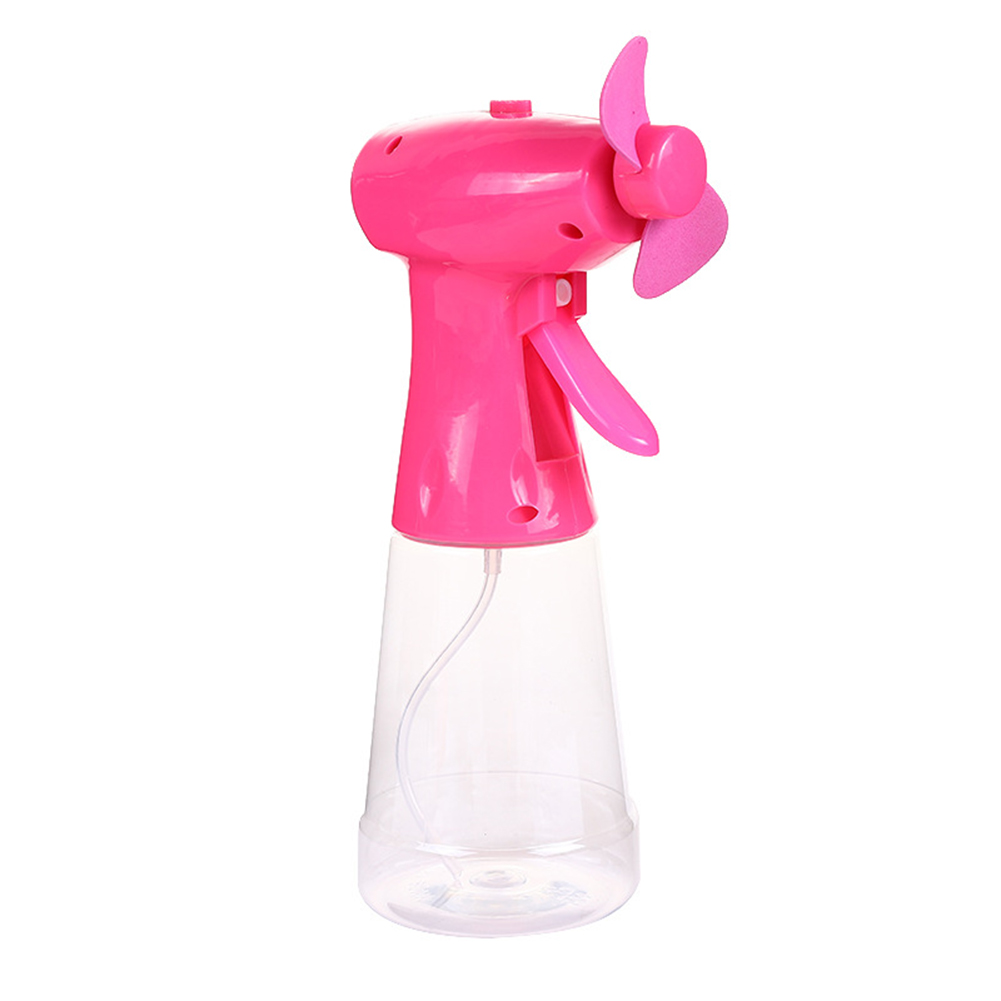 Peggybuy Water Spray Misting Fan Mini Water Bottle Sprayer Cooling Fan Rose Red Walmart Canada