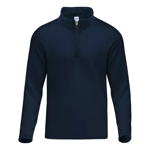 Sudadera Hoodie Hombre Fleece Con Medio Cierre Urbanfit