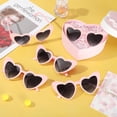 thumbnail image 5 of Gafas de sol Flutesan con forma de corazón retro tipo ojo de gato para mujer x16, 5 of 5