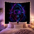 thumbnail image 2 of Highly Cyberpunk Skeletal With Figure Atmospheric, Spooky Gothic for Gothic Decor Fans, Dark Art Decor, Halloween Gift, Tapestry Wall Hanging for Bedroom and Dorm, 2 of 7