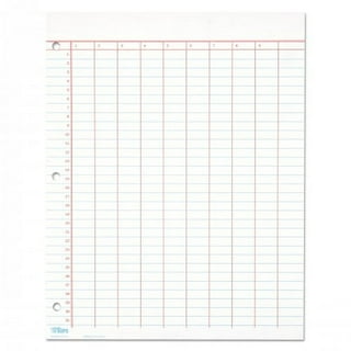 Raised Line Writing Paper - Red and Blue Lines -Package of 50